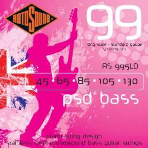   String Bass Guitar Strings (45 65 85 105 130) Musical Instruments