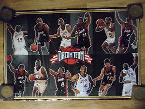 NBA Basketball Poster USA Dream Team  
