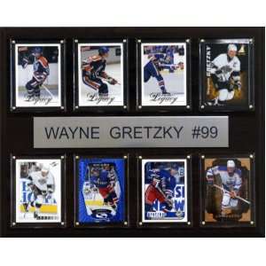  NHL Wayne Gretzky Edmonton Oilers 8 Card Plaque Sports 