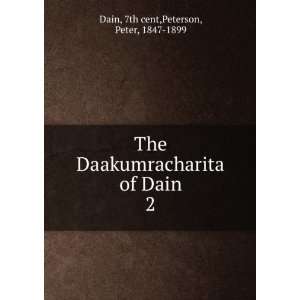   of Dain. 2 7th cent,Peterson, Peter, 1847 1899 Dain Books