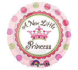 piece A New Little Princess Baby Its A Girl Balloons Pink Shower 