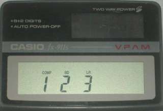 Casio fx 911S V.P.A.M. Scientific Calculator  