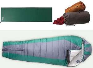   Ultimate 20 Sleeping Bag Therm A Rest.Ground Pad Pillow Sack Combo