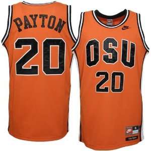 Nike Oregon State Beavers #20 Gary Payton Orange Greats 