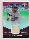   Threads Sandy Koufax Relic Jersey Card 21/36 Hall of Fame Dodgers