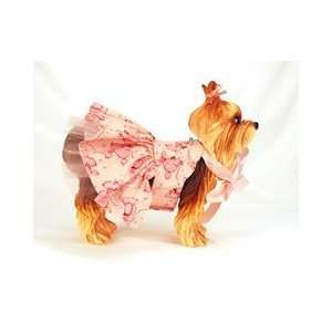  Pets Need Love Pink Poodle Dog Sundress (XXXSmall 