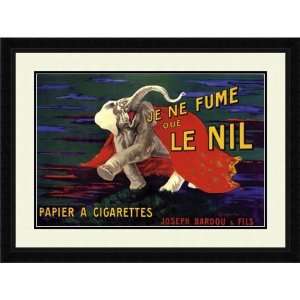    Cappiello Framed Art Je Ne Fume Que Le Nil Vintage