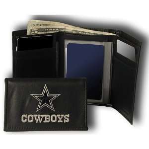  Dallas Cowboys Tri fold Wallet with Embroidered Logo 