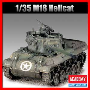  M18 Hellcat 1/35 /Academy/Model/Kit/Tank/Military/US/World/War/WW/II/2