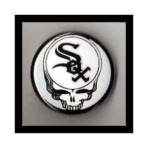  Chicago White Sox Logo Grateful Dead 1 Inch Magnet 