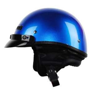  Vega XTA Ultra Blue Metallic XX Large Touring Half Helmet 