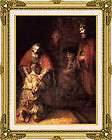 HUGE Framed Rembrandt Prodigal Son Repro XL CANVAS ART