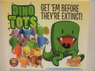 15 Sonic Drive In Dino Tots COMPLETE SET ~ Brown & Blue Mammoths 