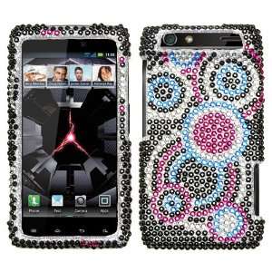  Rhinestones Protector Case for Motorola DROID RAZR, Bubble 