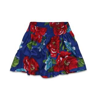   Abercrombie Women Broad Beach Blue Floral Skirt S, M, L   NWT  