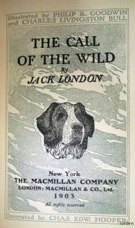 The Call of the Wild   Jack London   1st/1st   First Edition   1903 
