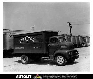 1948 Ford F6 COE Van Truck Factory Photo  