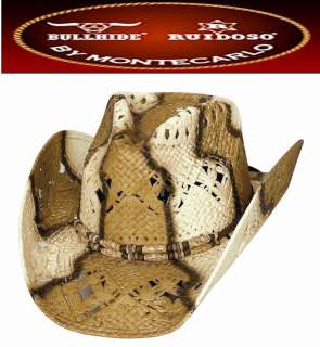  Bullhide Hats IRREPLACEABLE Western Cowboy Hat Toyo Straw NWT AAA
