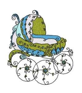 FANCY BABY STROLLERS 20 DESIGNS 4 EMBROIDERY MACHINE  