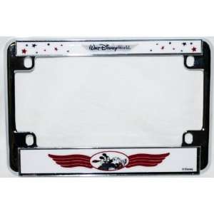   World Mickey Mouse Motorcycle/Bike License Plate Frame
