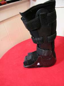 Breg Tall Walking Boot Ankle Brace w/Padded Insert 5 Velcro Straps 