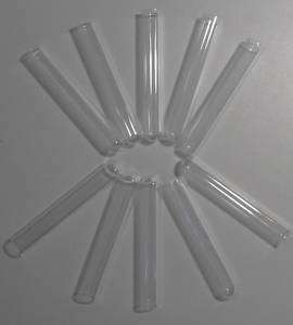 10 Count 12 x 75mm Borosilicate Glass Test Tubes New  