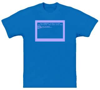 Commodore 64 RETRO computer NEW Royal Blue T Shirt  