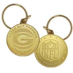  Green Bay Packers Bronze Keychain 