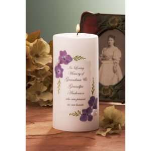  Hydrangea Pearl Purple Memorial Candle