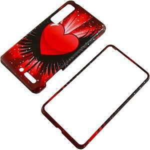  Wing Heart Protector Case for Motorola DROID 3 XT862 