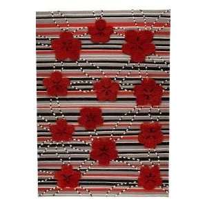  Decor Rugs Spanish Rose 8 x 11 6 red Area Rug