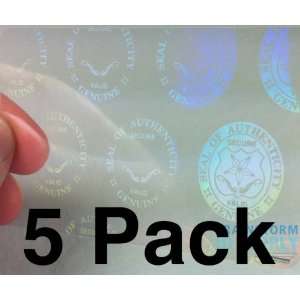  Seal and Key ID Hologram Overlays   5 Pack Office 
