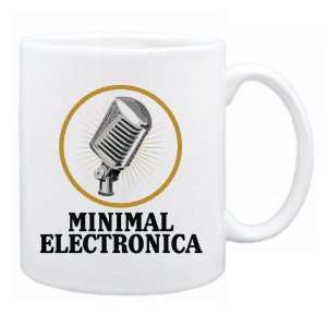  New  Minimal Electronica   Old Microphone / Retro  Mug 