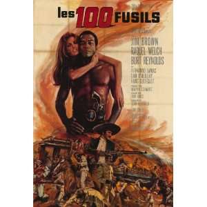  100 Rifles Movie Poster (11 x 17 Inches   28cm x 44cm 