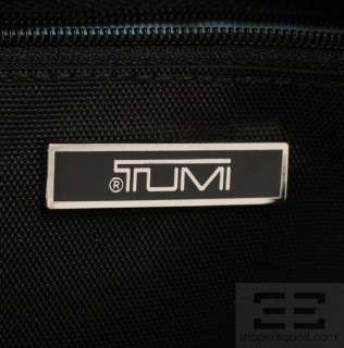 Tumi Black Ballistic Nylon & Leather Trim Tote Bag  