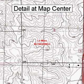   Quadrangle Map   Le Mars, Iowa (Folded/Waterproof)