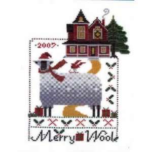 Merry Wool (cross stitch) Arts, Crafts & Sewing