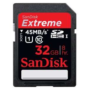  Sandisk 32GB 2 Pack Extreme SDHC UHS I Memory Card 45MB/s 