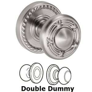  Double dummy ribbon & reed knob with rope rosette in 