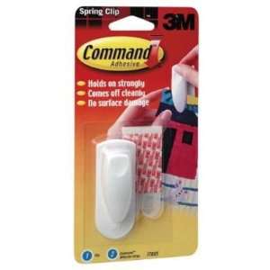  3m 3M Command Spring Clip With Adhesive Strips MMM17005 