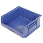 QUANTUM Blue Polypropylene Storage Bin 14 3/4 x 16 1/2 x 7
