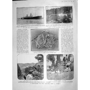  1906 LINER SHIP FRANCE MONTE CARLO DARJEELING TERRY