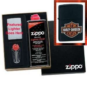  Harley Davidson Shield   Black Matte Zippo Lighter Gift 