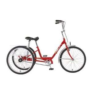  SUN BICYCLES TRIKE SUN ADULT RED 24 ALY WHL*W/BASKET 