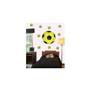  Soccer Ball Wall Decal Room Pack