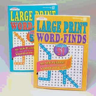  DD Discounts 373157 Large Print Word Find Books  Case of 