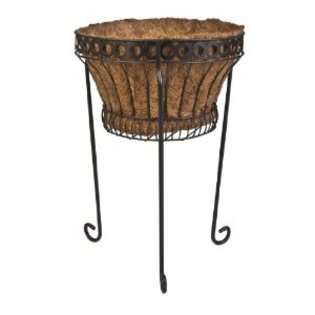   SQ1421 BZ Queen Elizabeth 14 Inch Bronze Parasol Planter Basket Stand