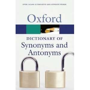  The Oxford Dictionary of Synonyms and Antonyms [OXFORD 