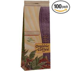 The Organic Coffee Co. Coffee Bags (Pack of 100)  Grocery 