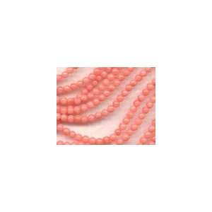  3mm Pink Coral Round Beads Arts, Crafts & Sewing